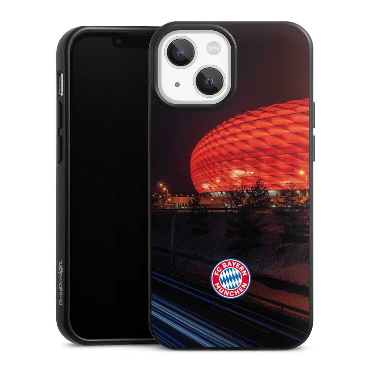 Allianz Arena bei Nacht FCB