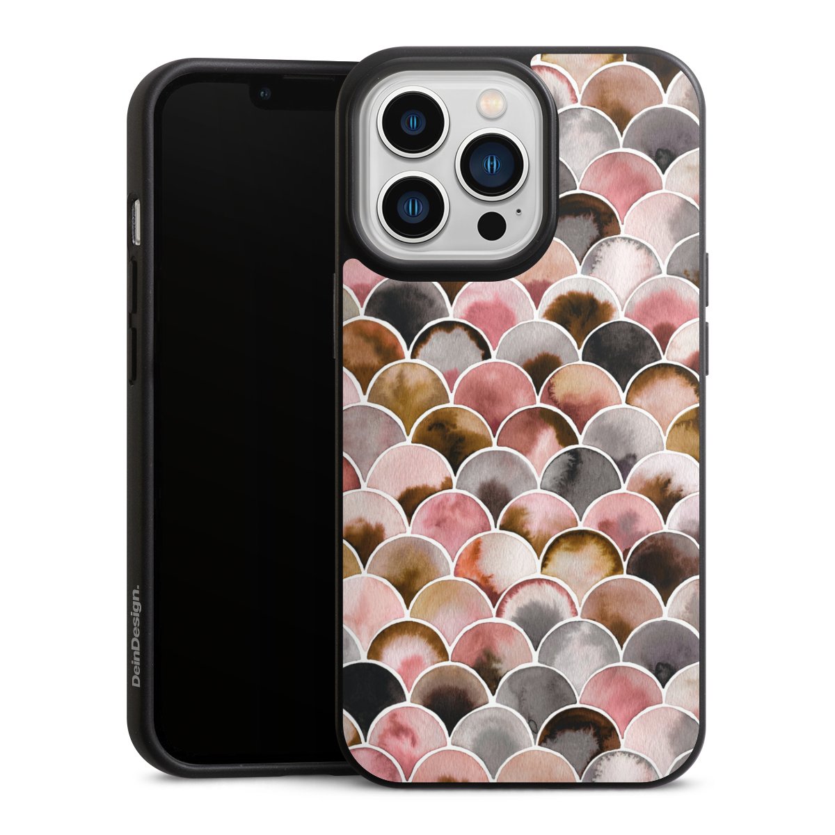 Japandi Scales Pink Brown