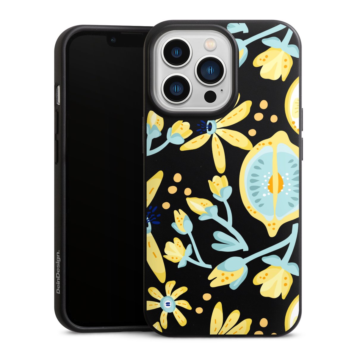 Lemon Summer Pattern Transparent Yellow