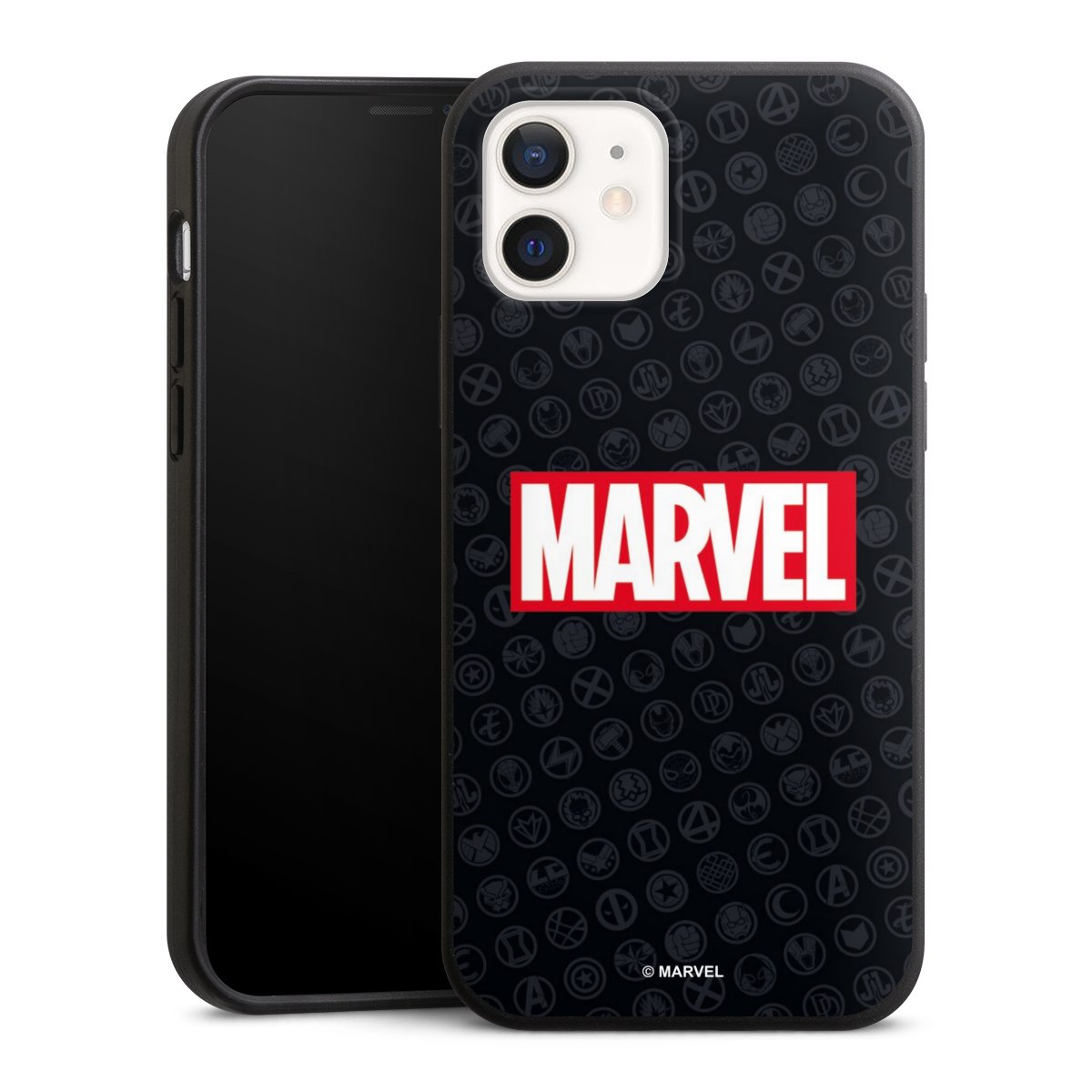 Marvel Logo Black Red 