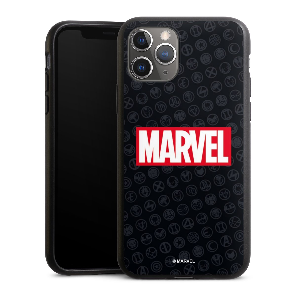 Marvel Logo Black Red 