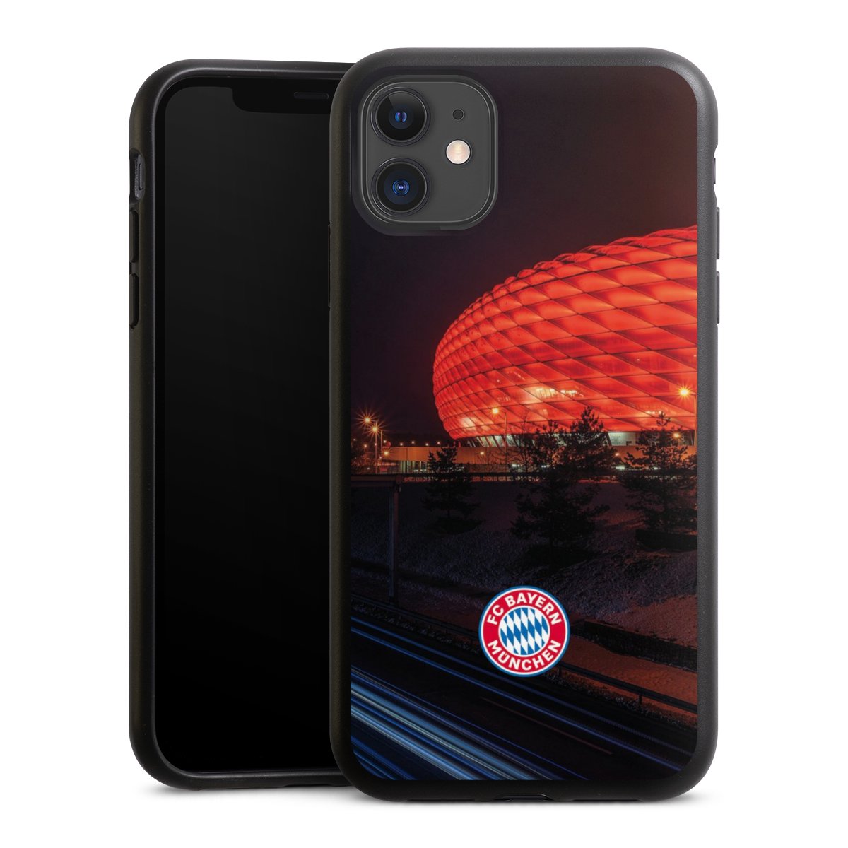 Allianz Arena bei Nacht FCB