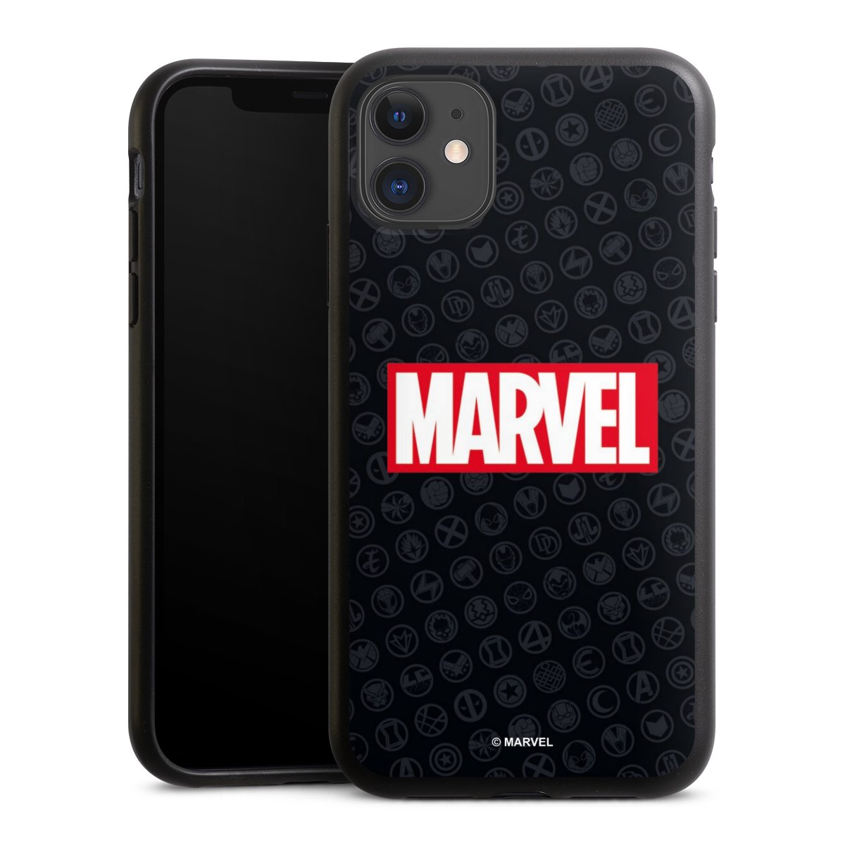 Marvel Logo Black Red 