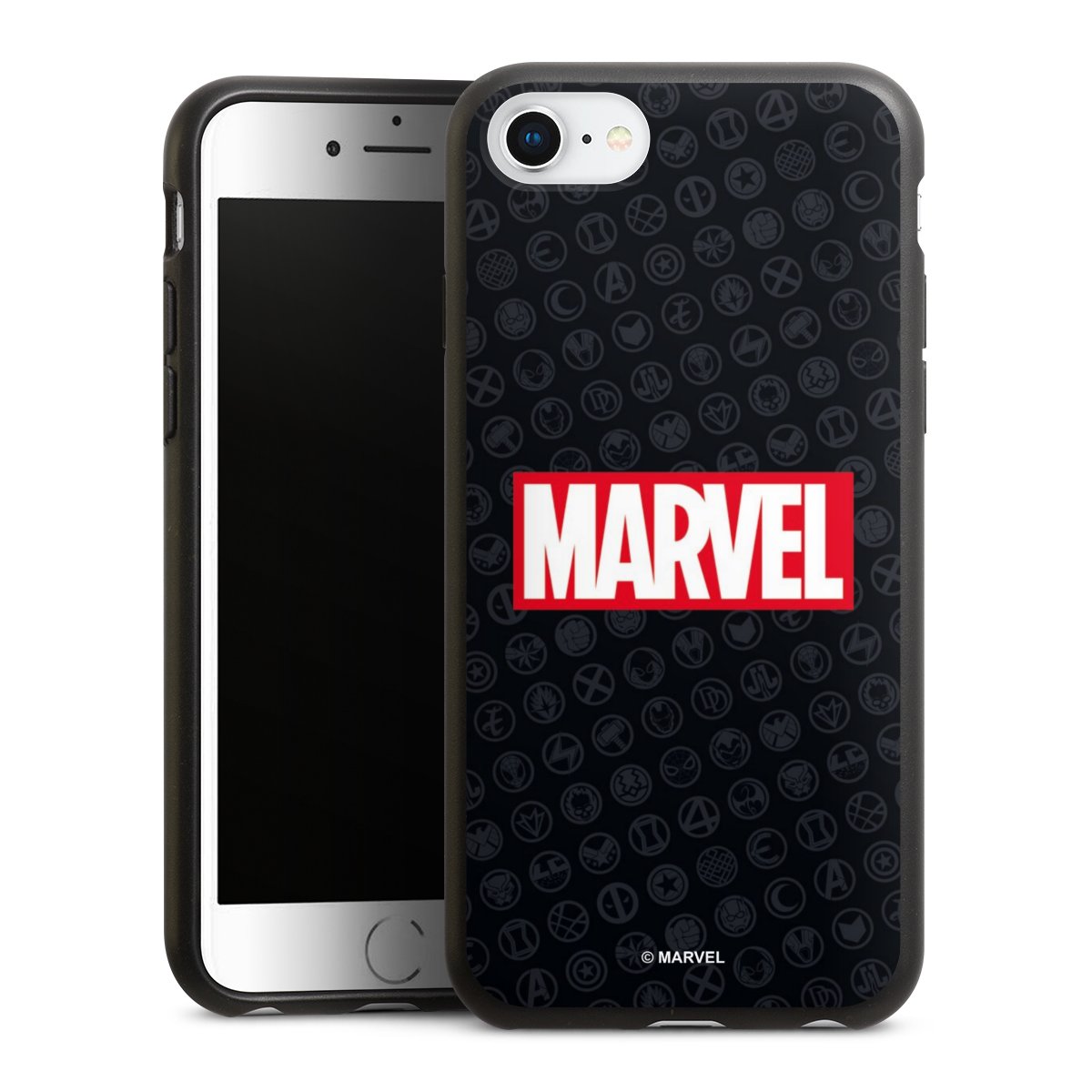 Marvel Logo Black Red 