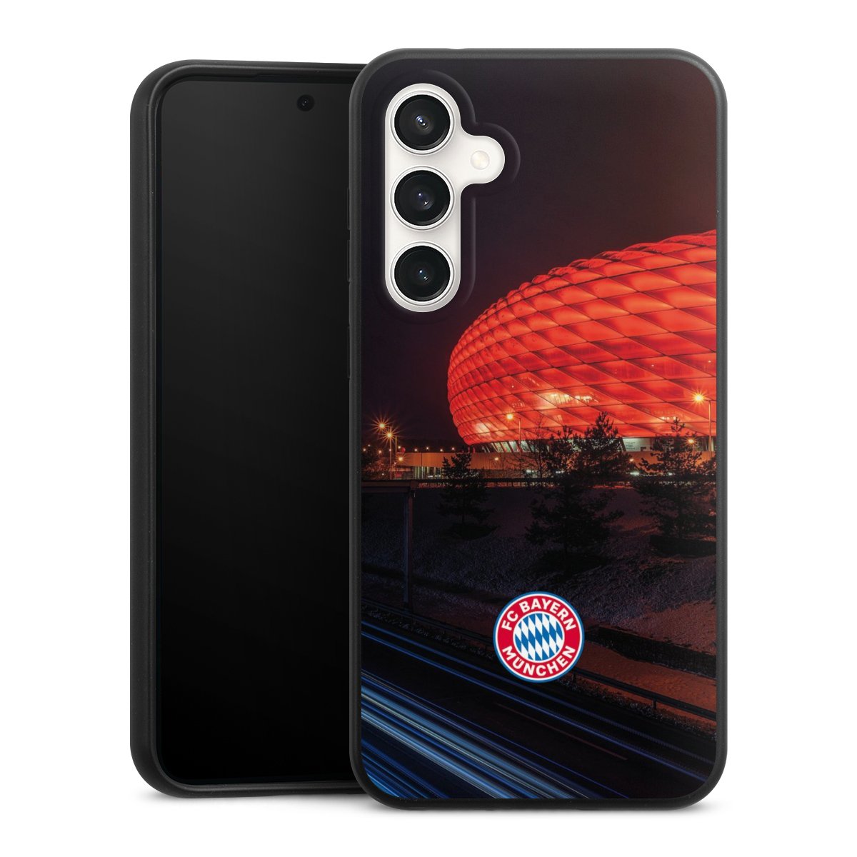 Allianz Arena bei Nacht FCB