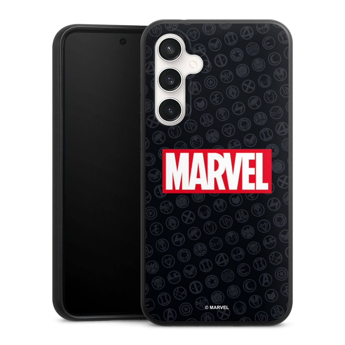 Marvel Logo Black Red 