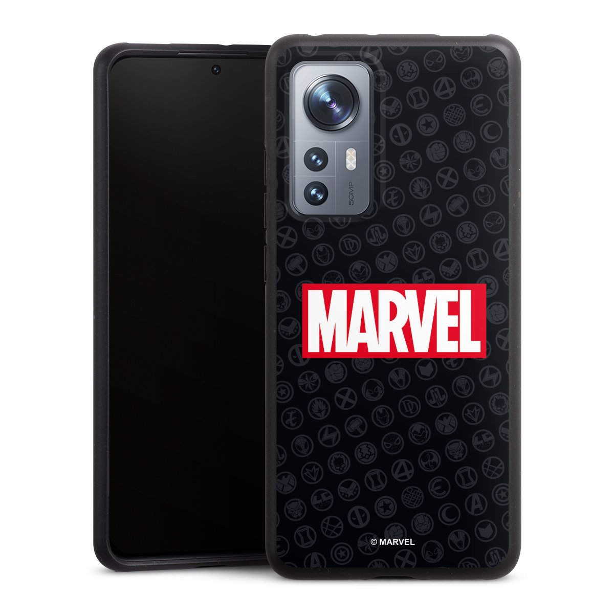 Marvel Logo Black Red 