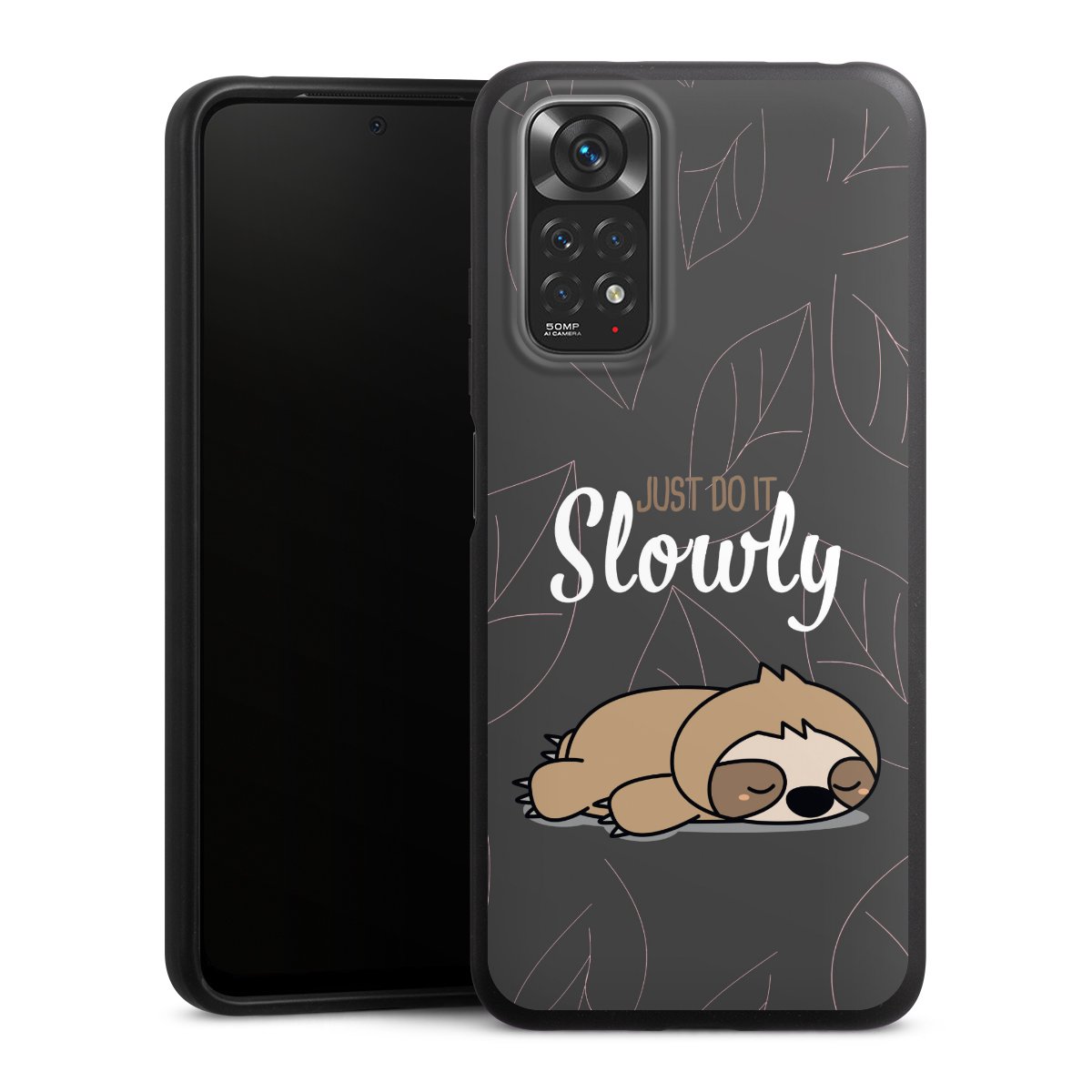 Just Do It Slowly Sloth Grey