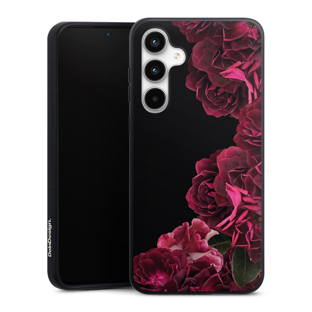 Rose vintage su nero