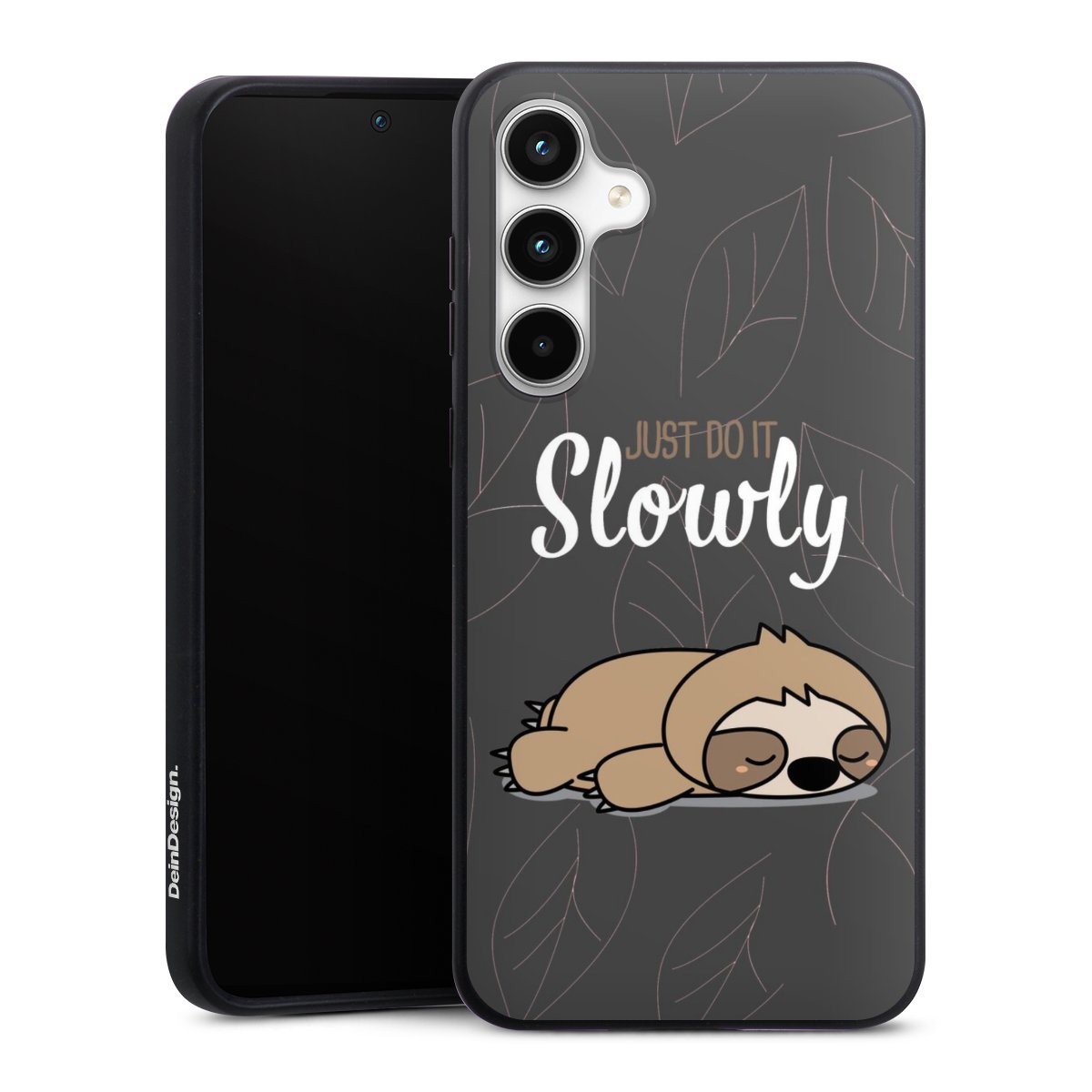 Just Do It Slowly Sloth Grey