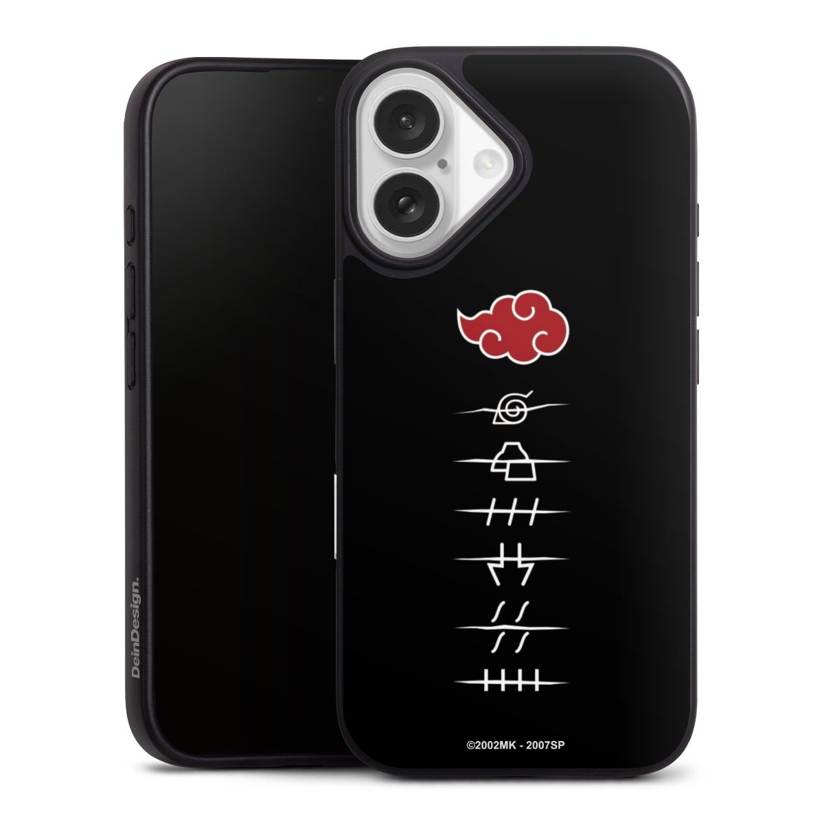 Symboles des membres de l'Akatsuki noirs