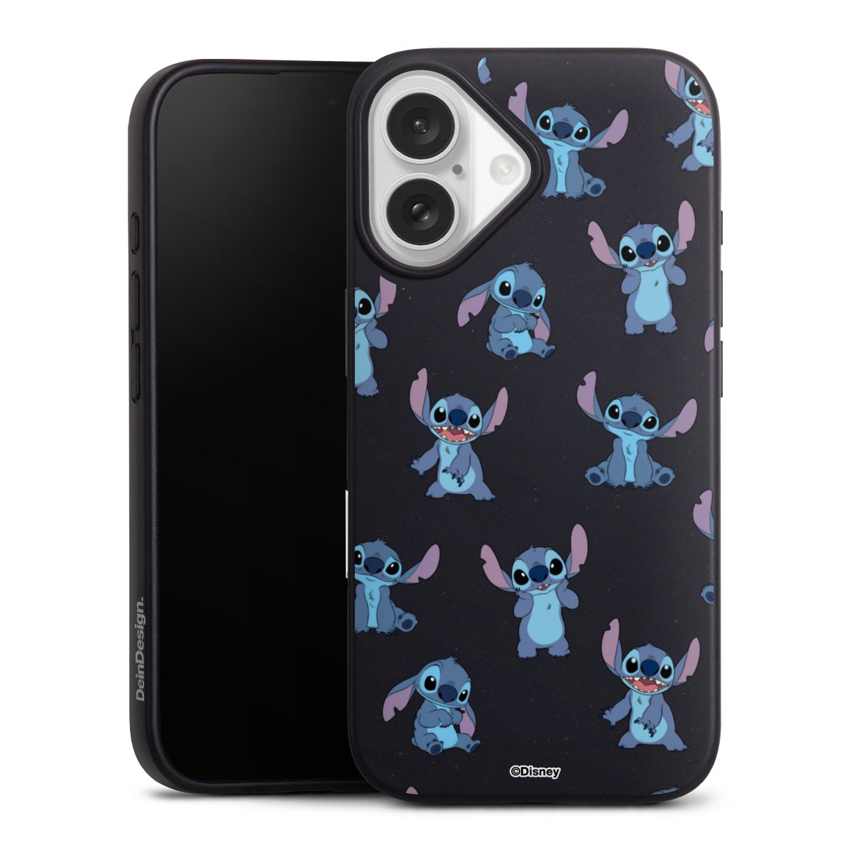 Stitch Faces Pattern Transparent