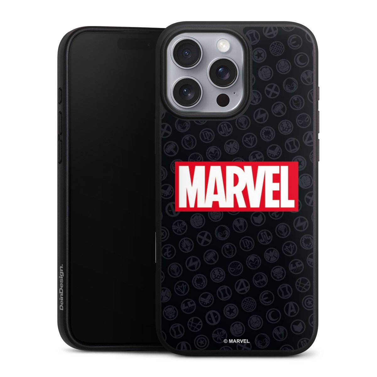 Marvel Logo Black Red 