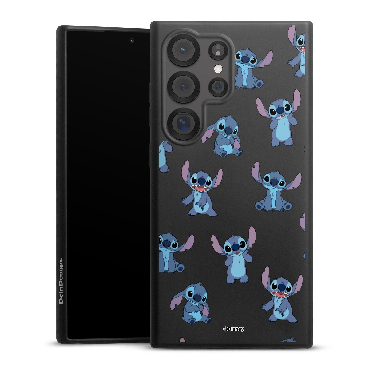 Stitch Faces Pattern Transparent