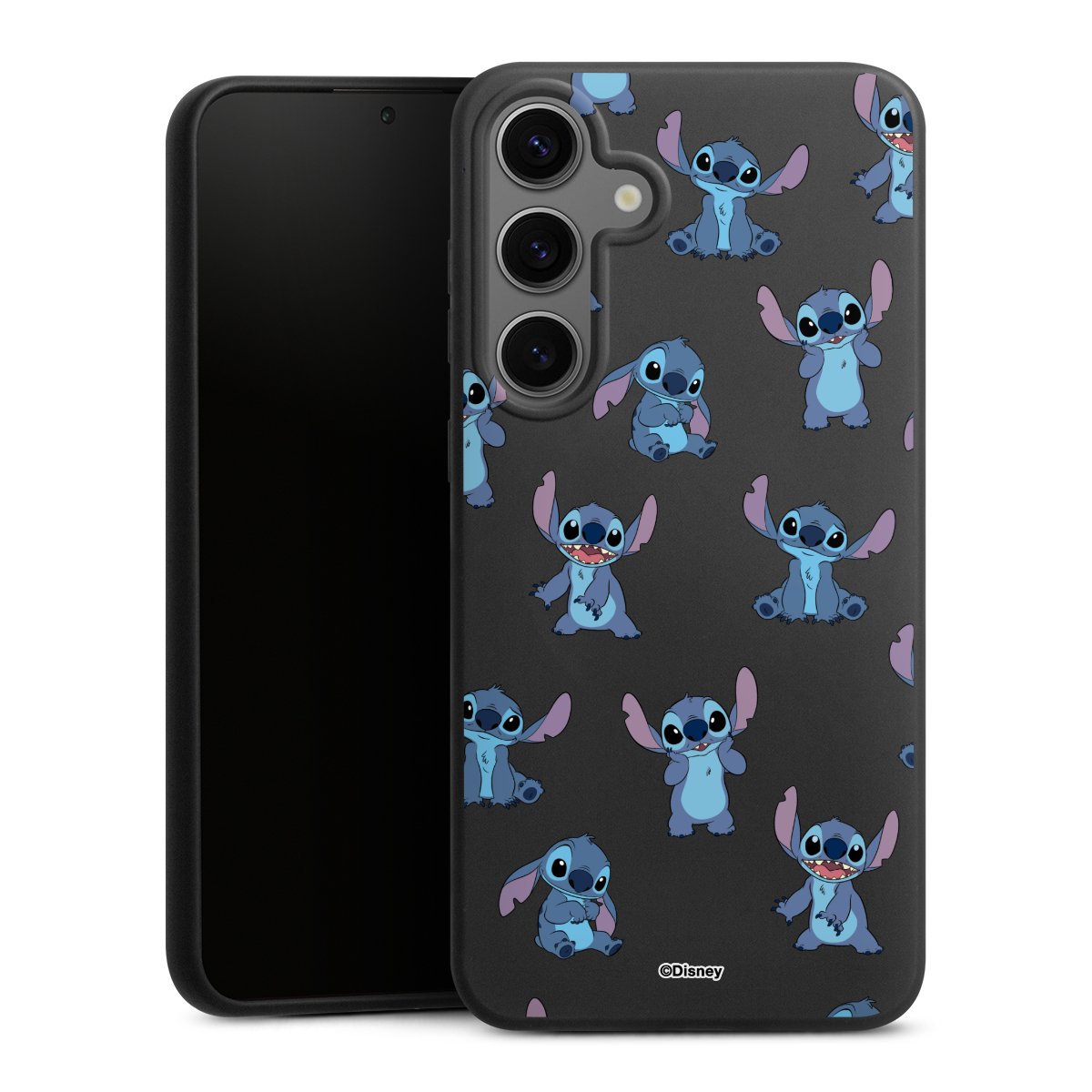 Stitch Faces Pattern Transparent