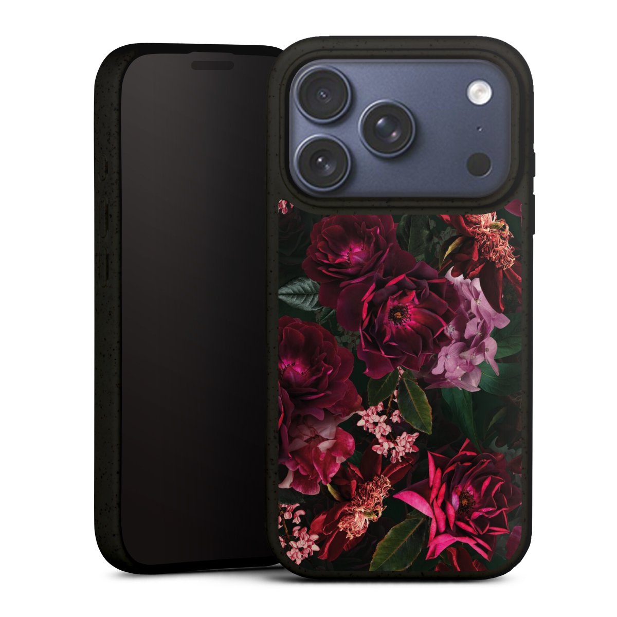Donkerrode en roze bloemen