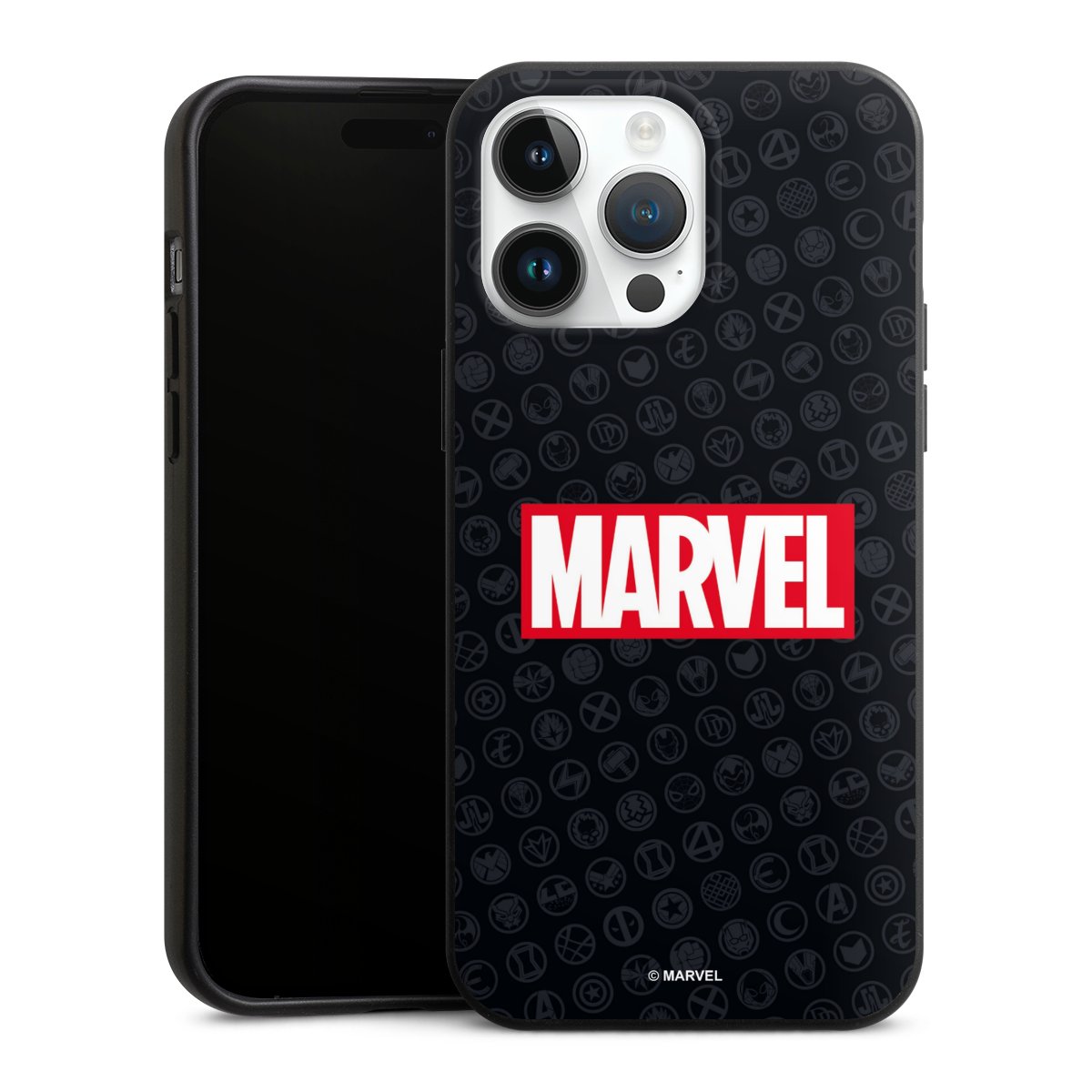 Marvel Logo Black Red 