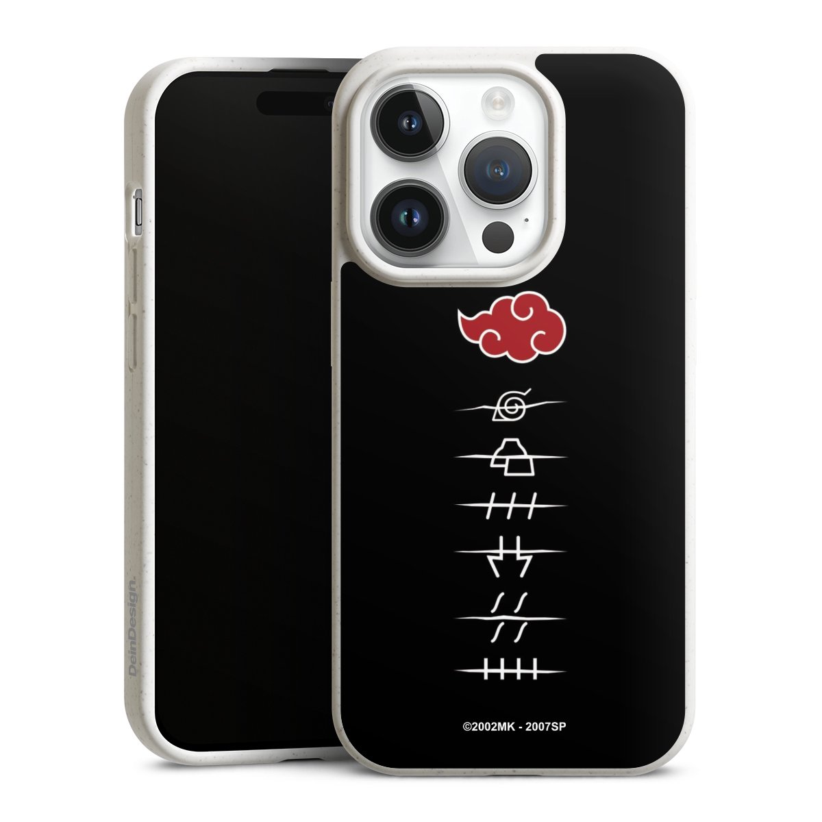 Symboles des membres de l'Akatsuki noirs