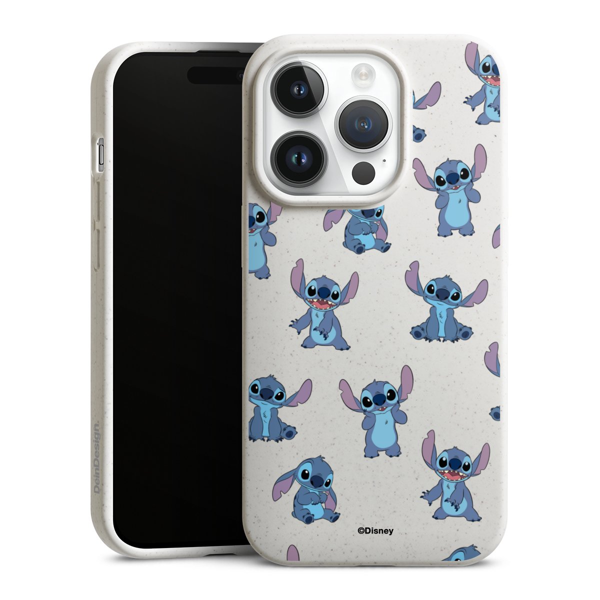 Stitch Faces Pattern Transparent