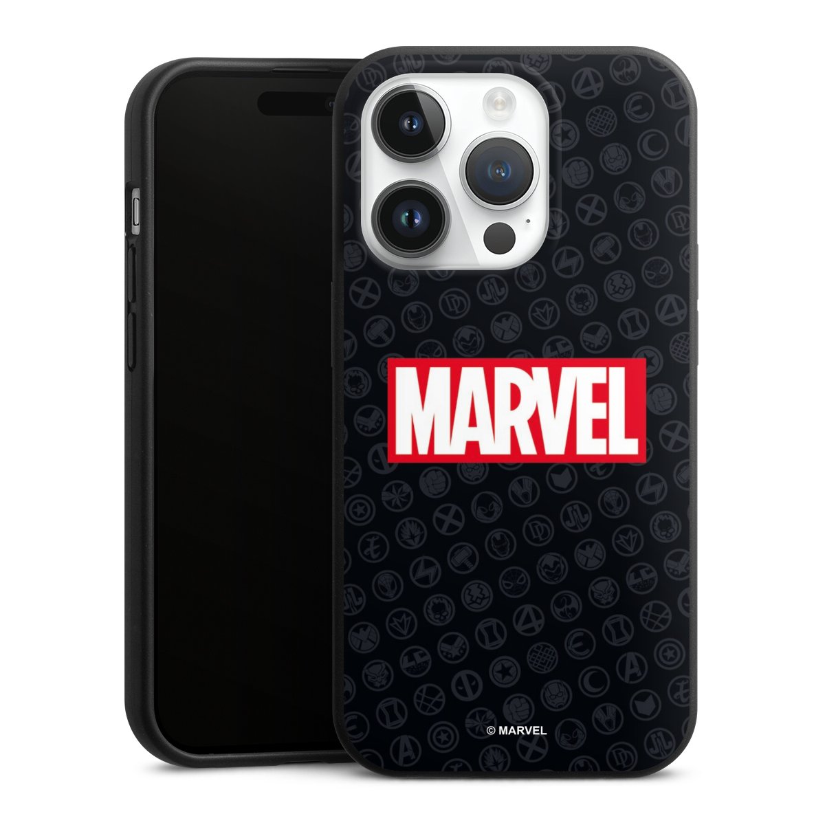 Marvel Logo Black Red 