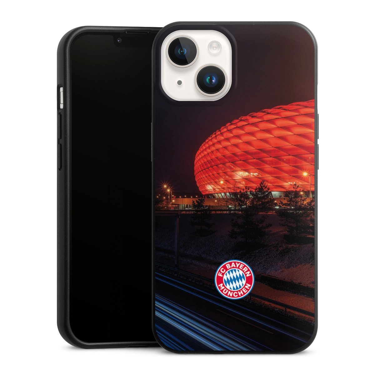 Allianz Arena bei Nacht FCB