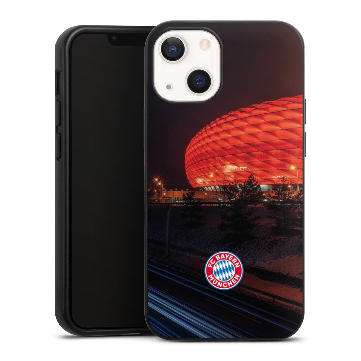 Allianz Arena bei Nacht FCB