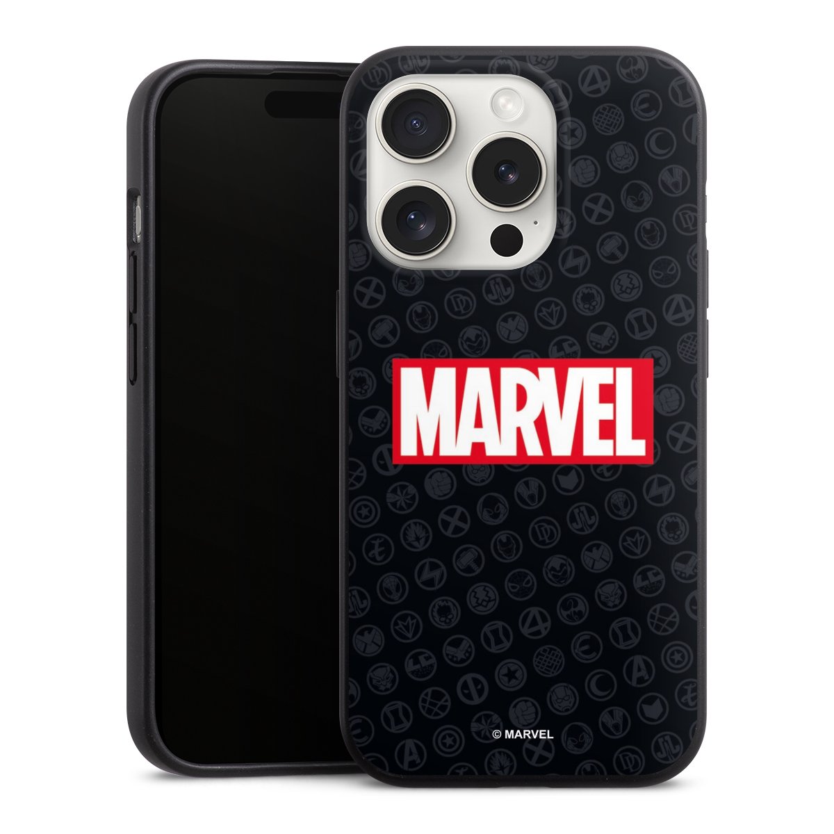 Marvel Logo Black Red 