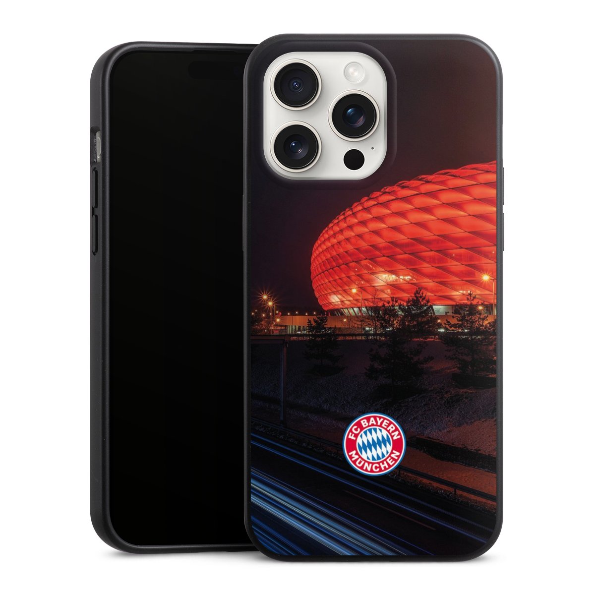 Allianz Arena bei Nacht FCB