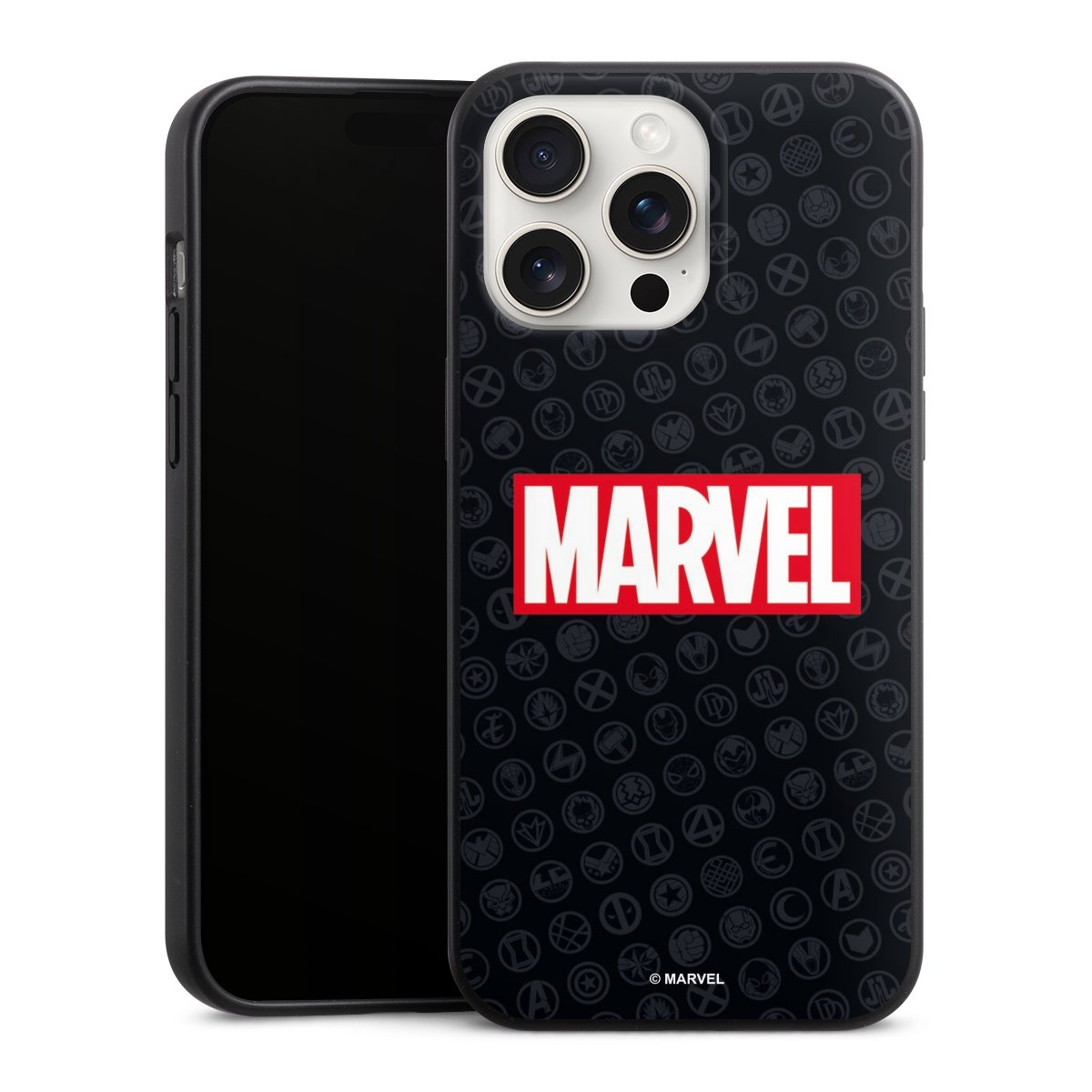 Marvel Logo Black Red 