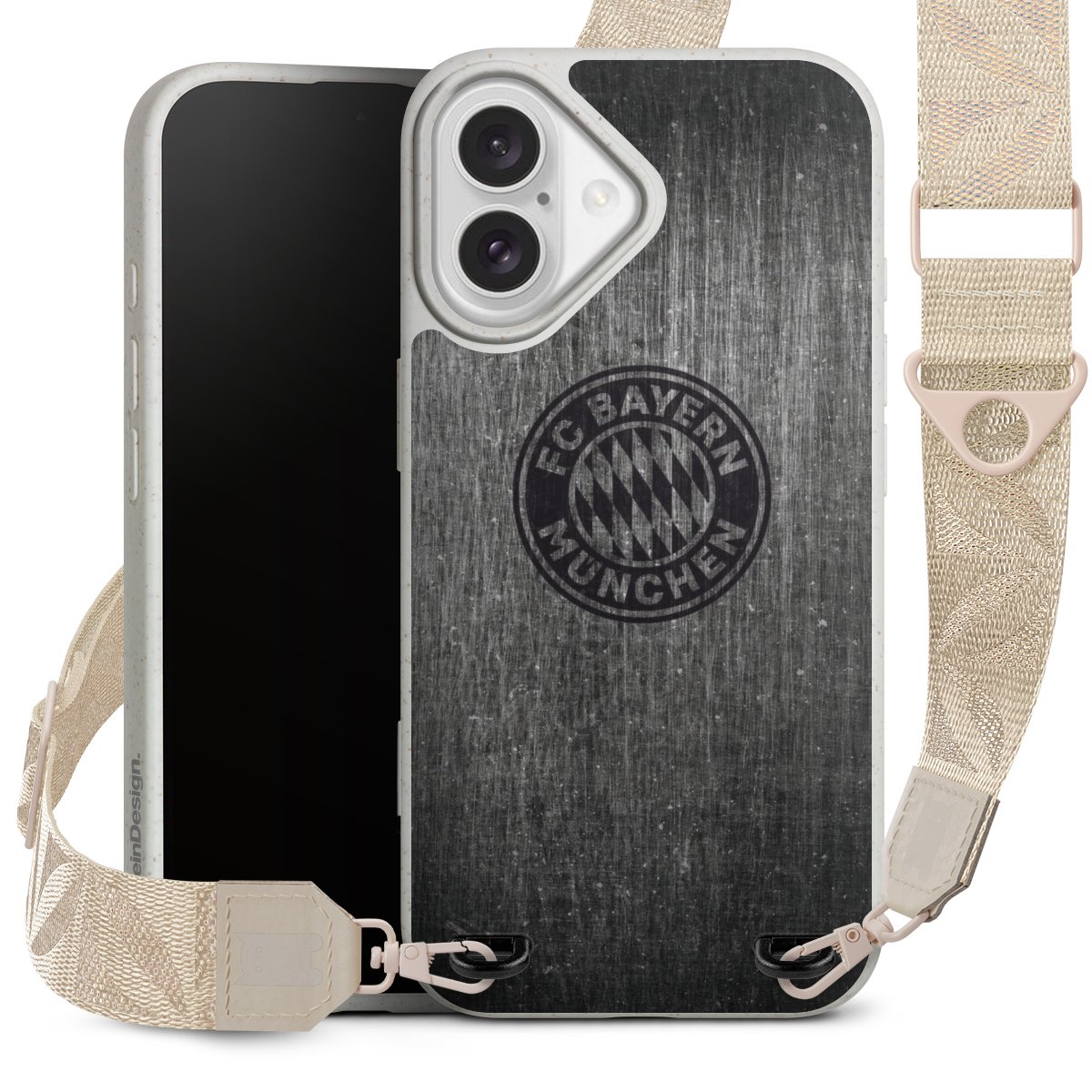 Metalllook FCB Logo einfarbig