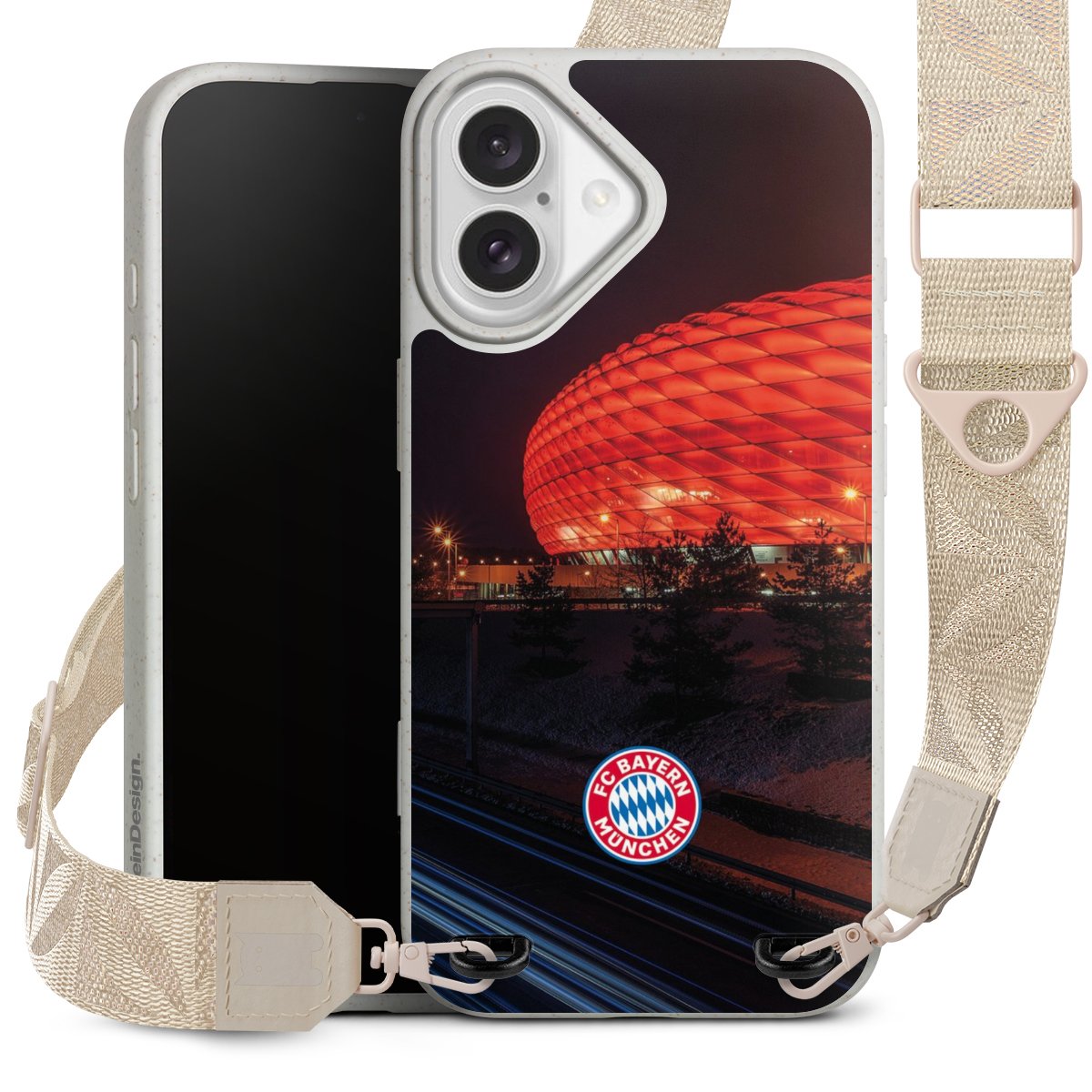 Allianz Arena bei Nacht FCB