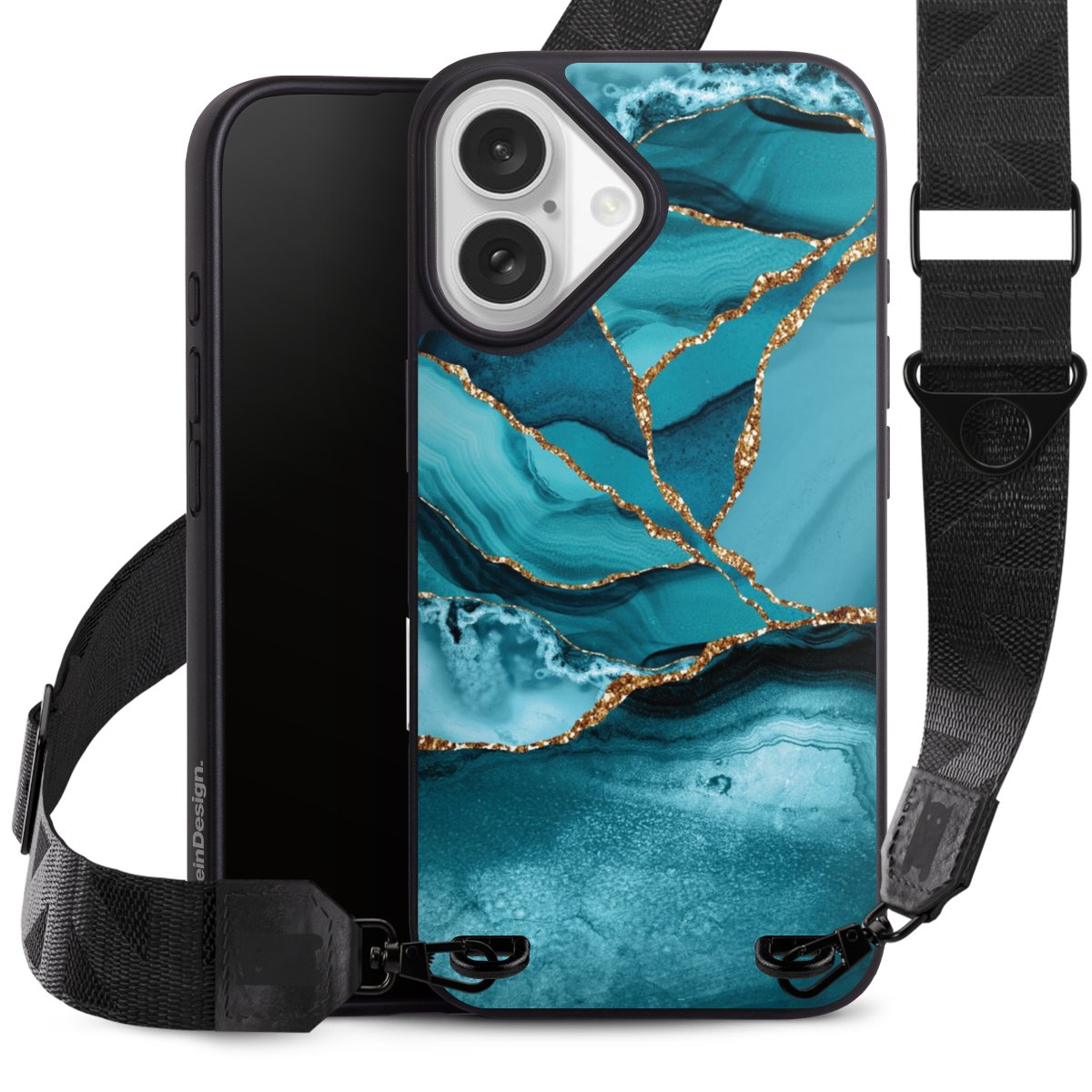 Eisblaue Marmor Landschaft