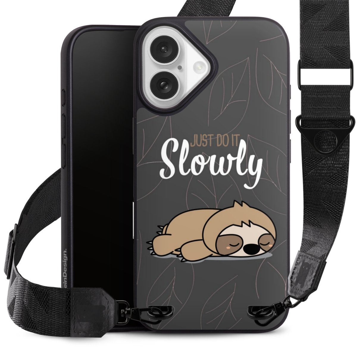 Just Do It Slowly Sloth Grey