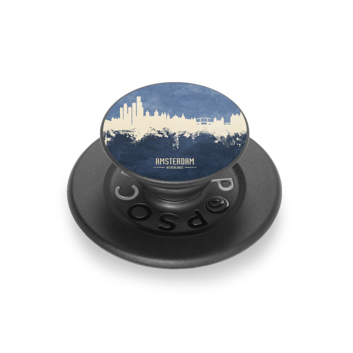 Amsterdam Skyline blauw