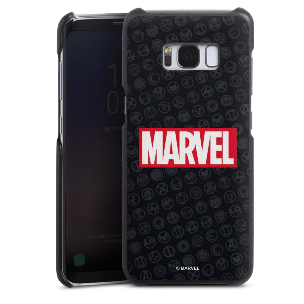 Marvel Logo Black Red 