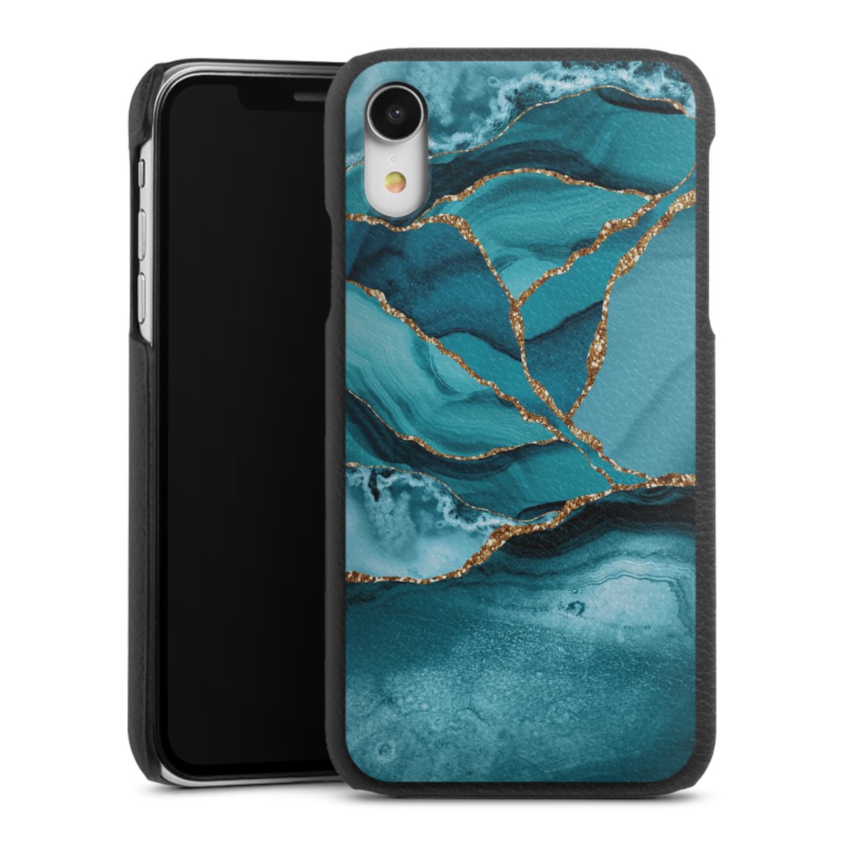 Eisblaue Marmor Landschaft