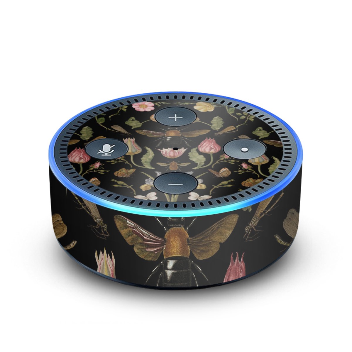 Veldbloemen en Bijen Zwart