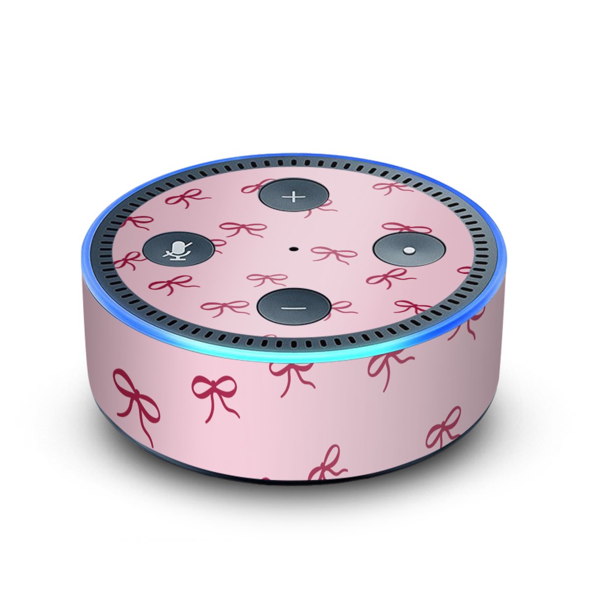 Schleifen Muster Rot Pink