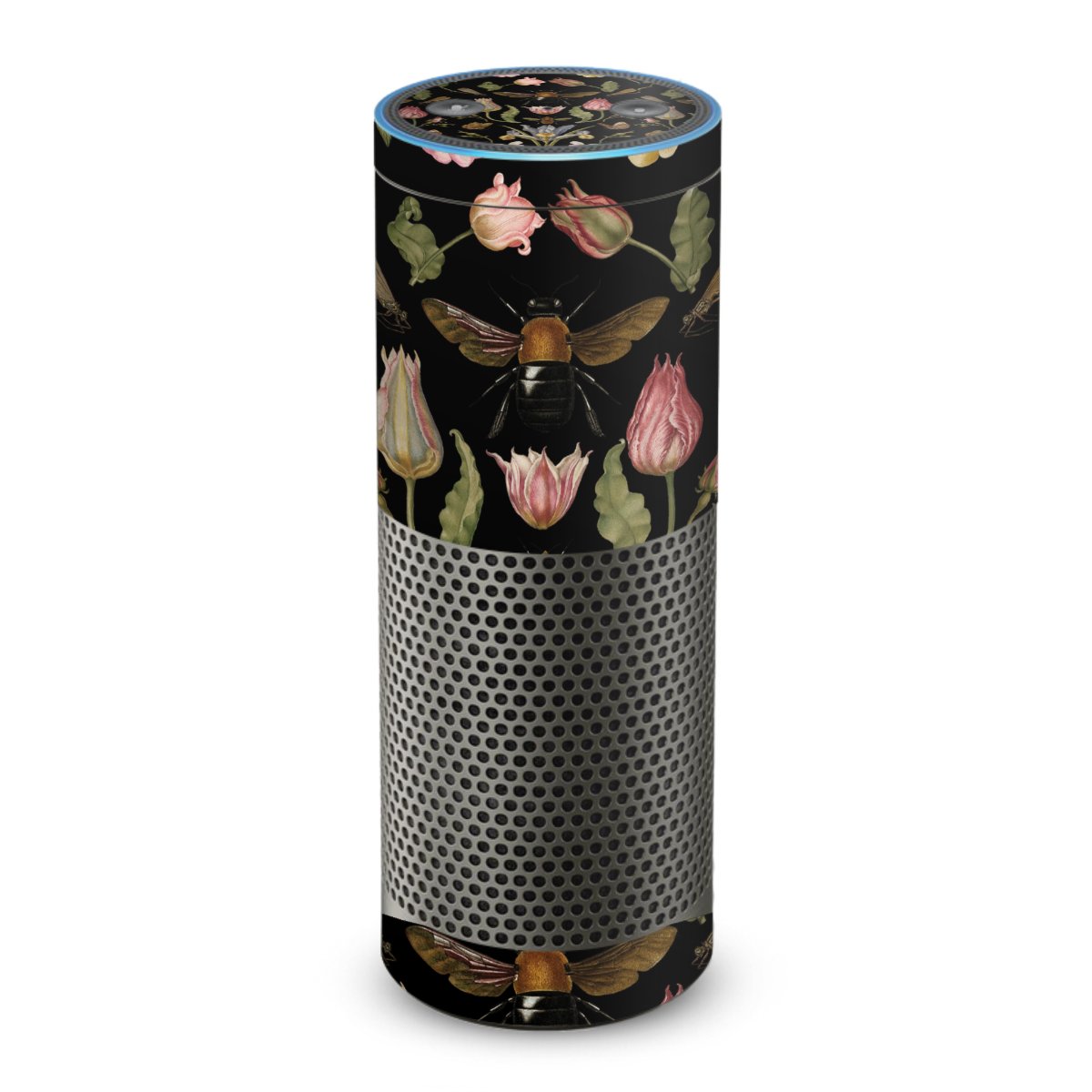 Veldbloemen en Bijen Zwart