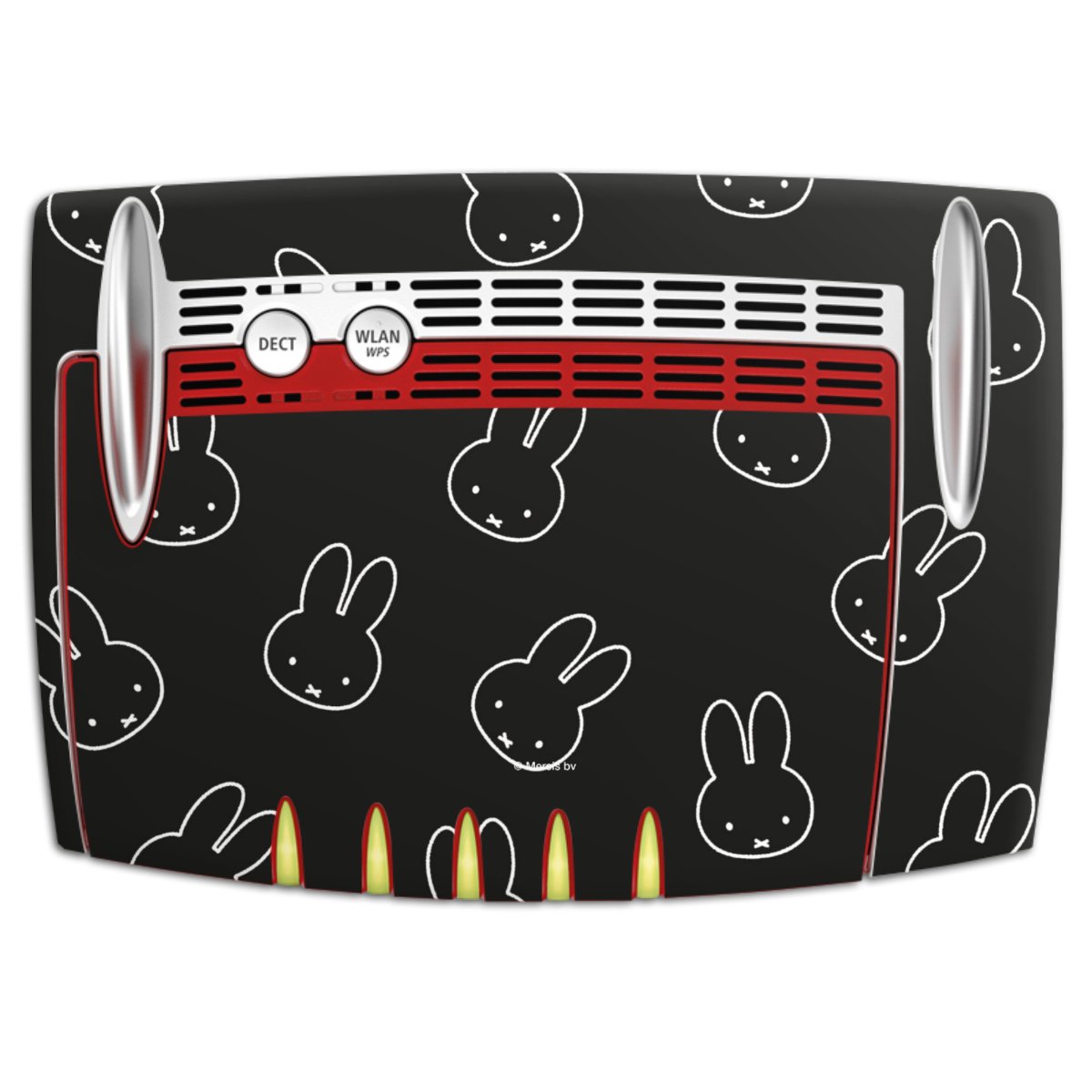 Miffy Pattern Noir