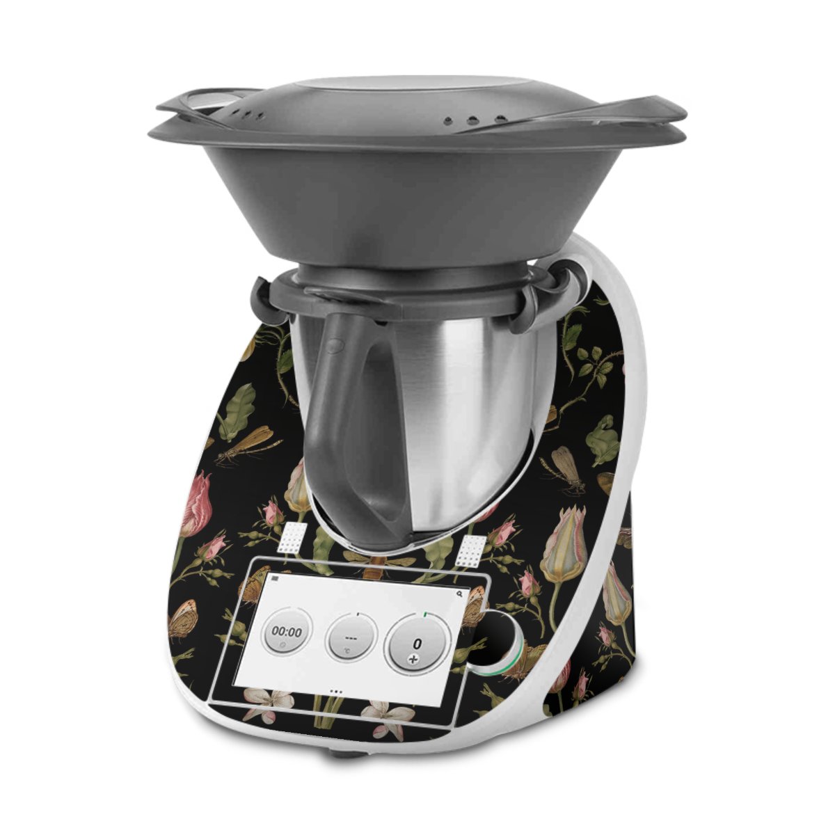 Fiori di campo e api nere