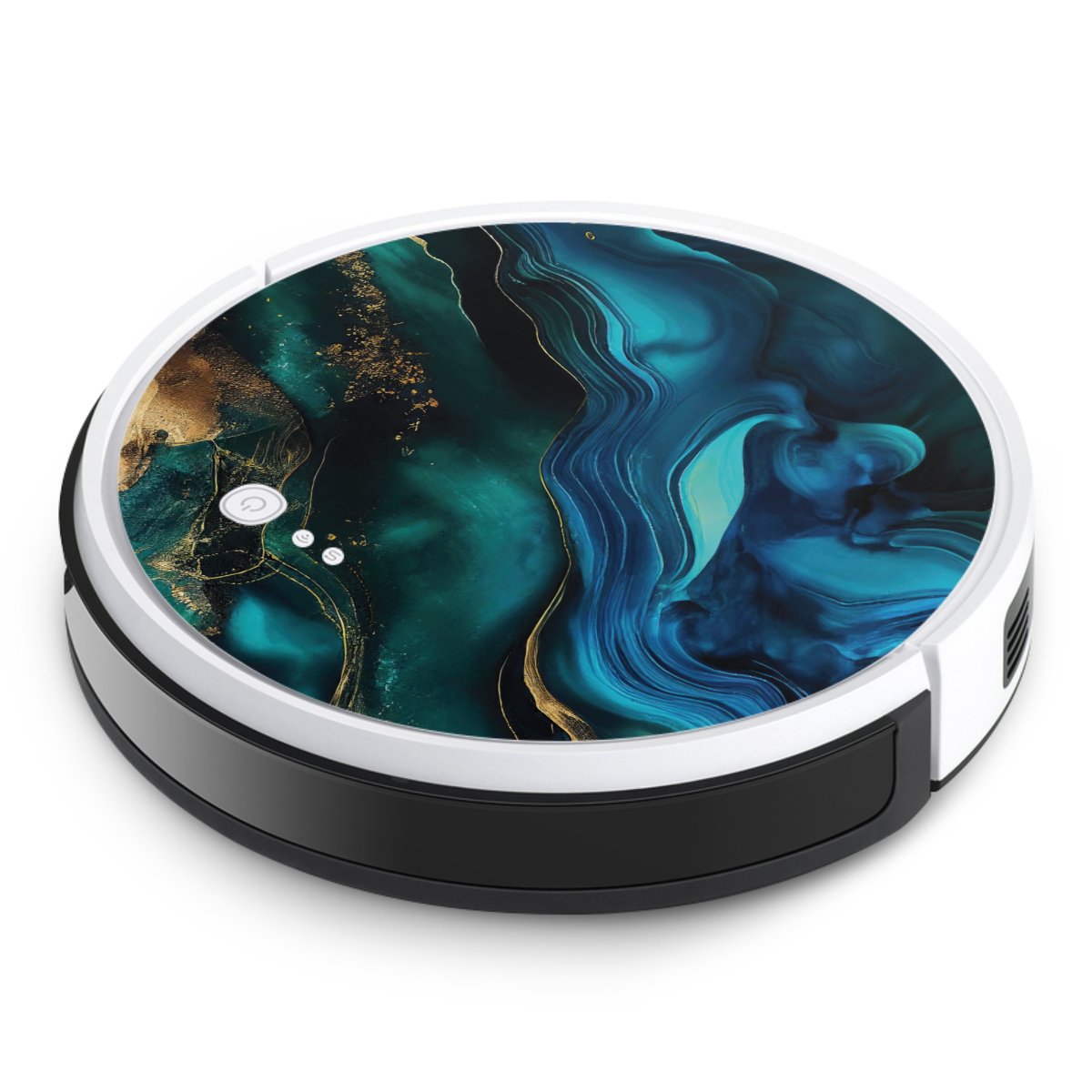 Encre bleue et dorée