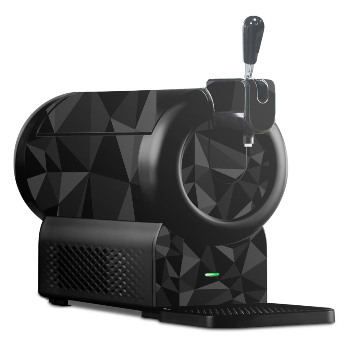 Motif Polygone Noir