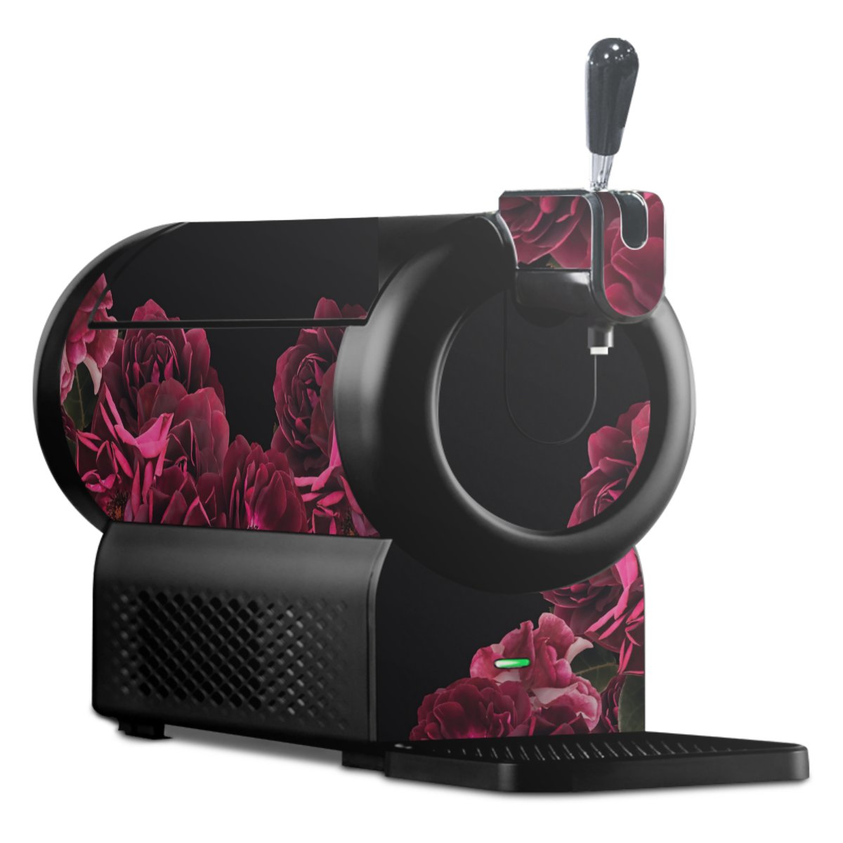 Rose vintage su nero