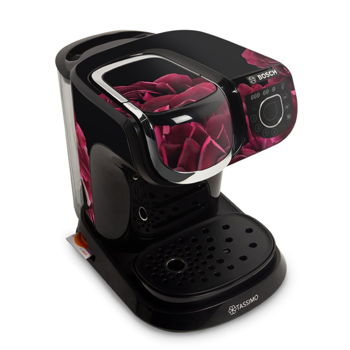 Rose vintage su nero