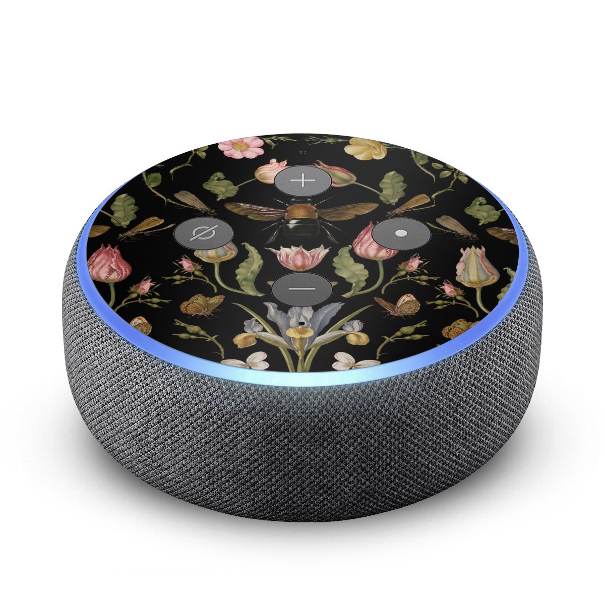 Wildblumen und Biene Schwarz