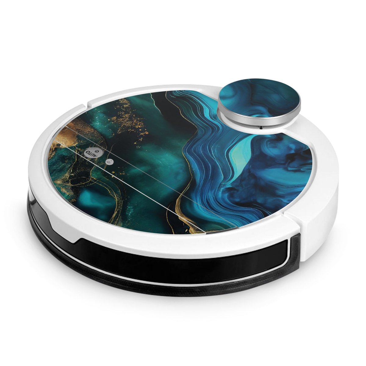 Encre bleue et dorée