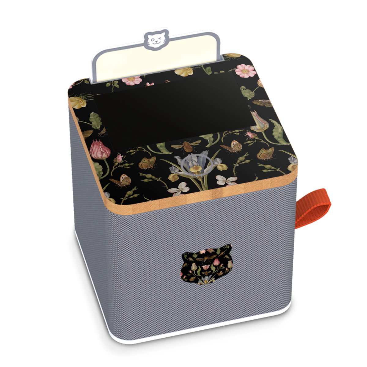 Wildblumen und Biene Schwarz