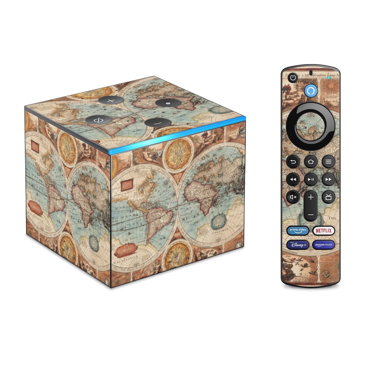 Mappa del mondo vintage