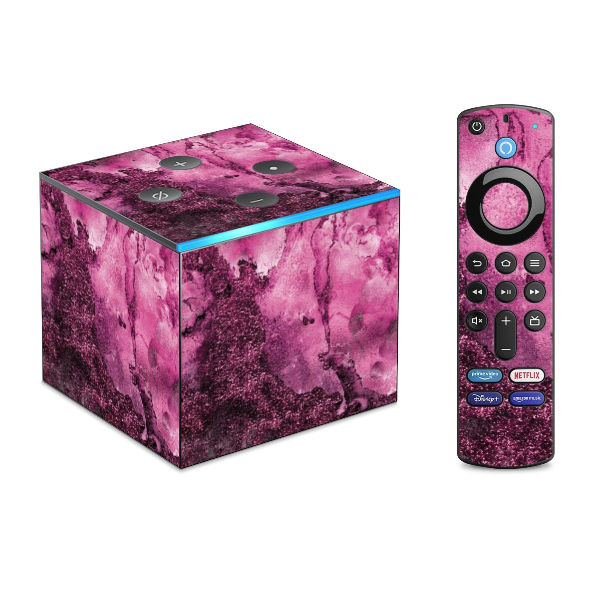 Pink Glitter Marble 2